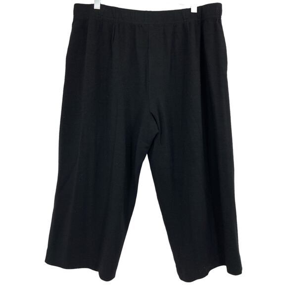 Eileen Fisher Cropped Pull On Stretchy Elastic Pants Capri 2X - Picture 1 of 5
